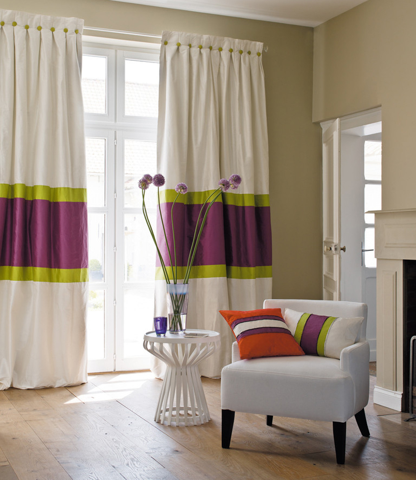 素雅窗帘打造清新雅致居室